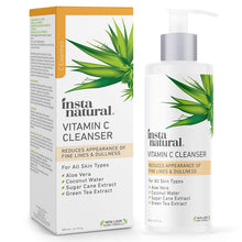 Load image into Gallery viewer, Facial Cleanser - Vitamin C Face Wash - Anti Aging, Breakout &amp; Blemish, Wrinkle Reducing, Exfoliating Gel - Clear Pores on Oily, Dry &amp; Sensitive Skin with Organic &amp; Natural Ingredients - 6.7 oz
